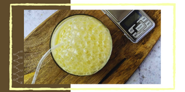 Рецепт апельсиновой крупной пены в молекулярной кухне
